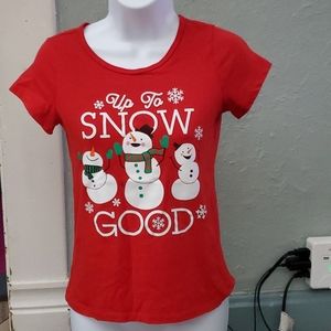 ⛄Girls Short Sleeve Shirt⛄